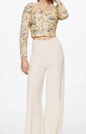 Mango floral blouse thumbnail 2