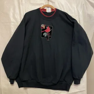Vintage Grandma Cardinal Women’s Sweater Top Stitch by Morning Sun Size 2X thumbnail 1