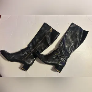 Tory Burch Black Over the Knee Boots thumbnail 2