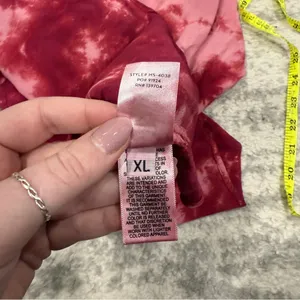 NWT Lulus Seeking Sunshine Plum Purple Tie-Dye Cowl Neck Mini Slip Dress thumbnail 11