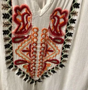 Hagel Embroidered pleasant blouse high low thumbnail 2