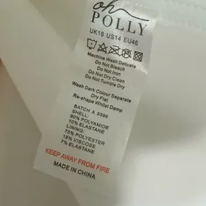 Oh Polly White Corset Crop Top Bustier Adjustable Straps Size US 14 NWT thumbnail 4