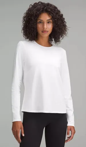 White Lululemon long sleeve T-shirt thumbnail 1