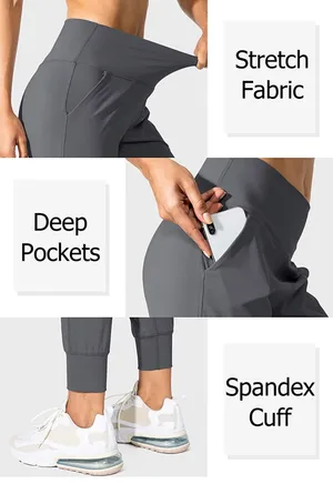 High Waisted Joggers thumbnail 5