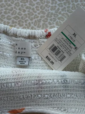 NWT a new day Off White Maxi Dress with Colorful Sea Life Print size XXL thumbnail 2