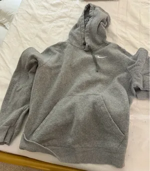Grey Nike Sweatshirt Hoodie kids large thumbnail 1