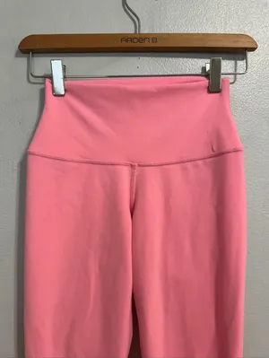 ALO Yoga High Waisted Leggings Pink Size XXS RN 87370. thumbnail 4