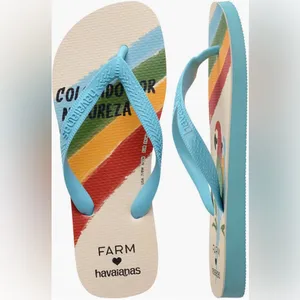 NEW! Havaianas x FARM Rio Flip Flops thumbnail 6