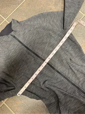 Lululemon Gait Keeper Jacket Full Zip Long Sleeves Heathered Black 6 W4AKFS thumbnail 7