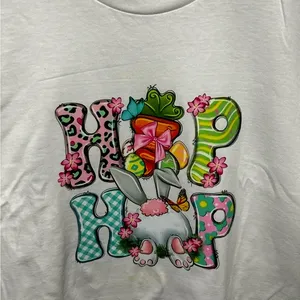 Easter White Graphic T thumbnail 2