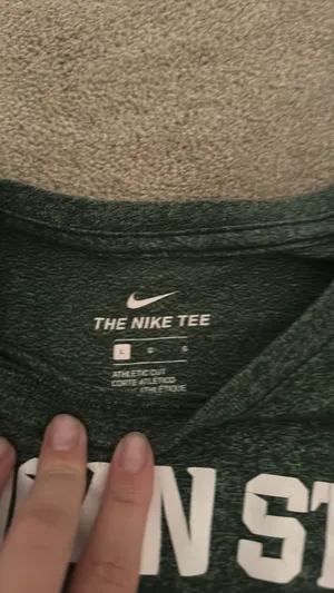 Nike Michigan State Long Sleeve Green thumbnail 2