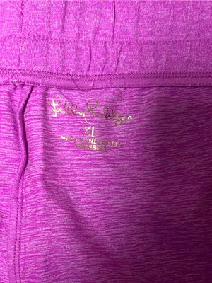 Lilly Pulitzer Pascha Pink Heather Weekender Jogger Pants XL thumbnail 2