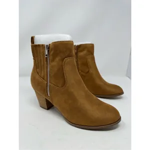 DV By Dolce Vita Caitie Bootie Women's 9 Brown Ankle Faux Suede thumbnail 2