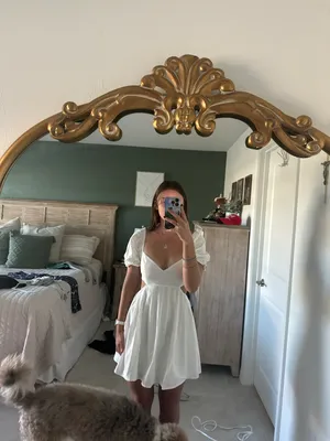 White  Mini Dress thumbnail 5