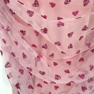 Superdown Fifi Mesh Mini Dress Womens S Pink Heart Coquette Barbiecore Romantic thumbnail 8