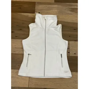 Calvin Klein Performance Vest Size M White Fleece Zip Front New Without Tag thumbnail 2