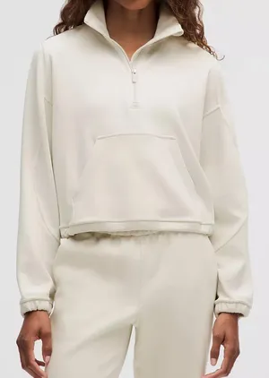 Lululemon Brushed Softstreme half zip thumbnail 1
