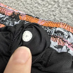 Lululemon Hotty Hot Shorts‎ Low Rise 4" Inversion Multi Black Athletic Women's 4 thumbnail 6