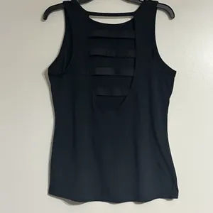 Victoria Sport Womens Black Racer Back Tank Womens Size Medium Athletic‎ thumbnail 7