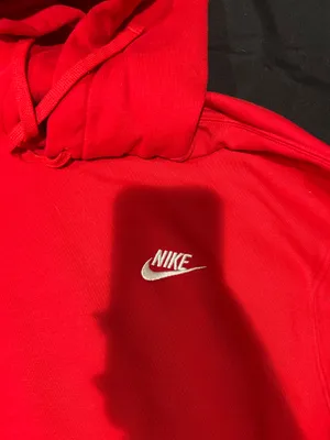 Red Nike hoodie thumbnail 2