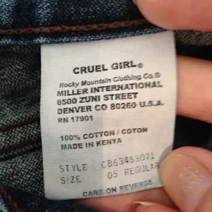 ‎Cruel Girl slim low rise straight leg jeans 5 thumbnail 6