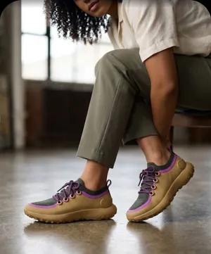allbirds Purple and Tan Athletic Sneakers thumbnail 1