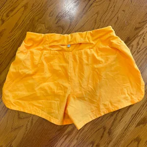 Nike Women’s‎ Dri-Fit Shorts - Orange (Small) thumbnail 2