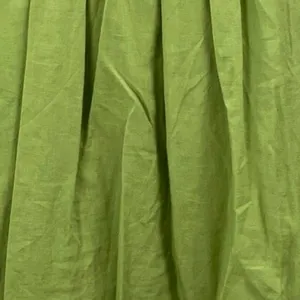 Sincerely Jules Green Linen Pleated Corset Mini Bubble Tank Flare A-Line Dress M thumbnail 2