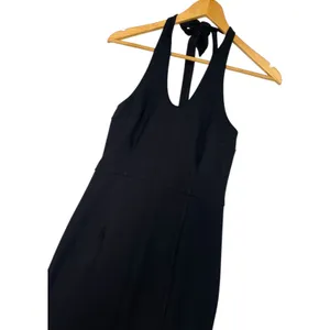 Abercrombie And Fitch Dress Womens Small Black Halter Knit Maxi Evening Formal thumbnail 6