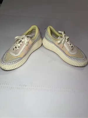 Dolce Vita Cream Sneakers with Pastel Yellow and Lavender Accents thumbnail 5