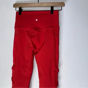 NWT Halara‎ Speedwave Red 7/8 Leggings Size Small thumbnail 5
