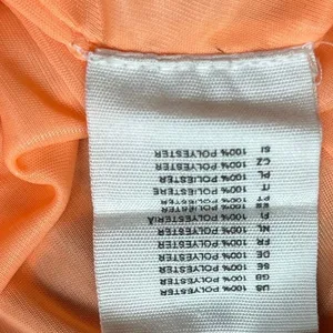 H&M Neon Orange Fruit Tropical Spaghetti V-Neck Sleeveless Mini Sundress Size 6 thumbnail 8