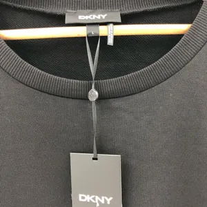 DKNY Mixed-Media Lace-Trim Sweatshi Black L‎ thumbnail 7