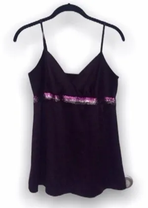 Express purple sequin camisole thumbnail 1