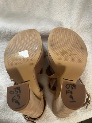 Gianni Bini Beige Suede Strappy Platform Sandal thumbnail 8