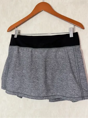 Lululemon Women’s Pace Rival Skirt No Panels 15" in Heather Lux Multi Black 8 thumbnail 5