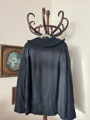Aritzia Babaton 100% Wool Heavy Half Zip Sweater  thumbnail 6
