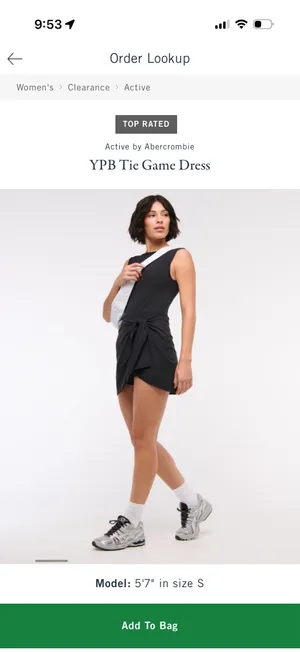YBP abercrombie tie game dress thumbnail 2