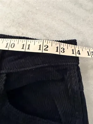 NWOT Wrangler Corduroy Flare Pants Size 6 Black High Rise Stretch thumbnail 10