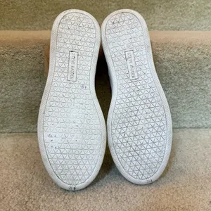 Steve Madden Brenner Faux‎ Fur Trim Leather Outsole Sneakers White Size 6 thumbnail 8
