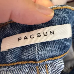 Pacsun Blue High Rise Mom Jean Shorts Womens 24 Denim Casual Beachy Summer Vaca thumbnail 5