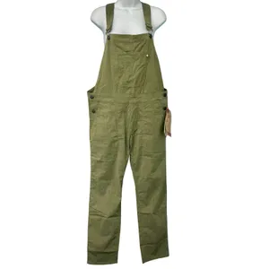 Purnell Work Wear Olive Green Slub Cotton Overalls Women's size 6 NEW Tags thumbnail 2