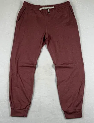 Vuori‎ Performance Jogger Mahogany Heather Womens Size S Slim Fit Sweatpants thumbnail 1
