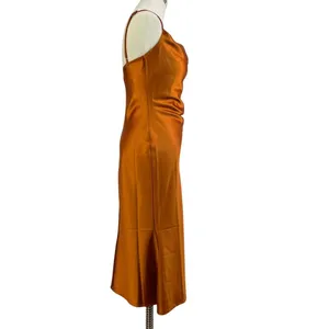 Meshki Tabitha Cowl Neck Midi Dress Burnt Orange thumbnail 6