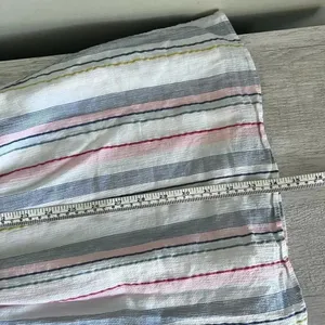 J.Crew Mercantile Rainbow Seersucker Collared Tie Front Dress Size XXS thumbnail 12