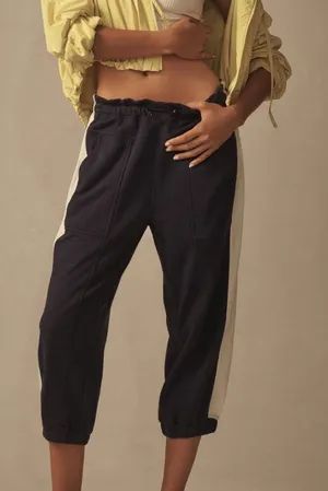 Anthropologie Colorblock Side Stripe Pants thumbnail 1