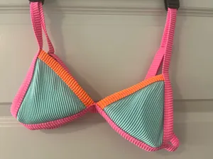 Neon Shein Bikini Top thumbnail 1