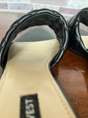 Nine West Lancie3 Quilted Wedge Sandals thumbnail 11