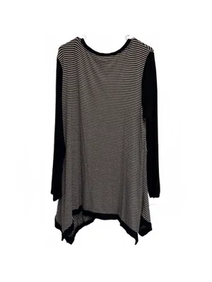 Philosophy Striped Shark Bite Long Sleeve Tunic Plus Size XXL thumbnail 2