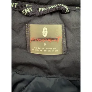 Free People Movement‎ Off The Bleachers Coaches Jacket Navy Blue Women's Small thumbnail 11